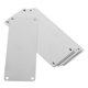 thumbnail image 2 of 10 placas rectangulares de acero inoxidable en blanco para grabar, con 4 agujeros, ideales para personalizar placas de identificación, letreros metálicos para puertas de oficina., 2 of 8