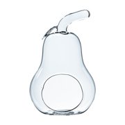 WGV Clear Pear Glass Terrarium / Candle Holder - 5.5" Wide x 8" Height, Good quality Terrarium - 1 Pc