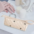thumbnail image 3 of Pisexur Belleza Maquillaje Bolsa organizadora de viaje, bolsa de almacenamiento portátil que puede guardar secador de pelo y accesorios, viene con un asa lindapara mujeres y hombres, 3 of 4