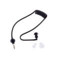 thumbnail image 2 of Auriculares en espiral de 3,5 mm de escucha única Auriculares con función mono Auriculares estéreo en la oreja solo para escuchar Jumpingount TX0625-00, 2 of 2
