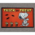 thumbnail image 2 of Peanuts Snoopy Throw Rug Halloween Trick or Treat Mummy 20 x 32 inches Orange Nourison, 2 of 7
