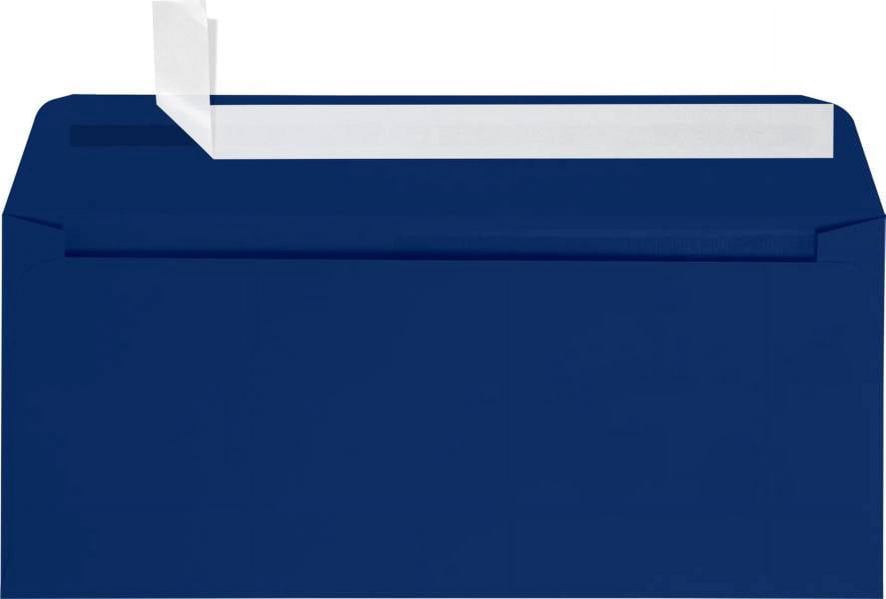 LUXPaper #10 All Purpose Window Envelopes, 4 1/8 x 9 1/2, Navy, 250/Pack