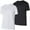 Black /White, variant on Ultra Performance Mens Dry-Fit Shirts 2 Pack Workout Gym T-Shirts, Athletic Tees for Men, Multipack Training Tops Navy/White