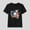Black, variant on Juslio Girl Shirts Graphic Tees Short Sleeve Round Neck Print Kids Clothing Fashion Tops Casual Girls and Boys Shirts