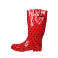 thumbnail image 3 of Tanleewa Printed Tall Waterproof Rain Boot for Women Adjustable Rubber Shoe Size 10 Adult Female, 3 of 7