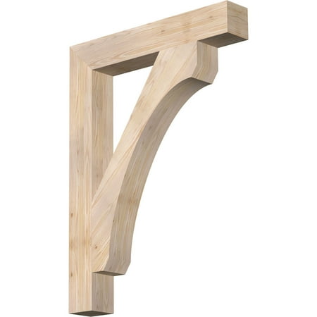 

Ekena Millwork 5 1/2 W x 36 D x 48 H Legacy Block Smooth Bracket Douglas Fir