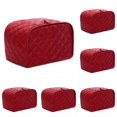 thumbnail image 1 of WUSUOWEI 6PCS Bread Toaster Cover and Protector,Toaster Cover,Polyester Fabric Quilted Four Slice Toaster Appliance Dirt Proof Cover for Kitchen Small Appliance Dirt and Fingerprint Protection, 1 of 1