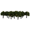 thumbnail image 4 of lionlar 2x20pcs Model Train Yellow Fruit Trees Garden Street Layout Scale 1/300 4CM, 4 of 9