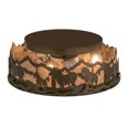 thumbnail image 7 of Meyda Tiffany 164280 Running Horses 3 Light 16" Wide Semi-Flush Drum Ceiling Fixture -, 7 of 7