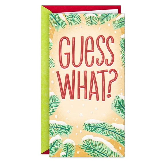 Hallmark Funny Pop-Up Money Holder Christmas Card (Guess What Reindeer Butt)