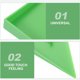 thumbnail image 5 of KAKOWELY 5 protectores de plástico triangulares para bordes de mesa de futbolín, cubiertas para esquinas de futbolín, suministros para futbolín., 5 of 5