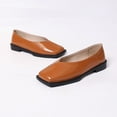 thumbnail image 4 of Brown Female Everyday Flats With Mary Jane Design And Cushioned Sole For Long Wear, 4 of 9