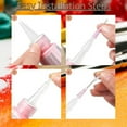 thumbnail image 4 of 12-Pack Precision Applicator Caps - Precision Tip Applicator Caps for 2 Oz Acrylic Paint Bottles for DIY Crafters, 4 of 7