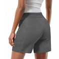 thumbnail image 5 of UAMVSH Sweat Shorts for Women Cozy Elastic Waist Casual Athletic Shorts Summer Soft Gym Workout Running Drawstring Shorts, 5 of 7