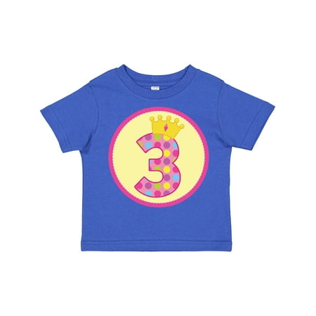 

Inktastic Princess 3rd Birthday Girls Toddler T-Shirt
