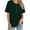 Fall Clohtes Army Green, variant on Womens Henley Shirt, Short Sleeve Shirts for Women Summer Casual Loose Fit Solid Color Button Up T-Shirts Tops