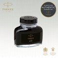 Parker Fountain Pen Ink Bottle, Black QUINK Ink, 57 ml Fountain Pen