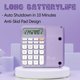thumbnail image 2 of Calculadora Exlliy Desk con pantalla LCD grande de 12 dígitos, color morado, 2 of 6