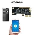 thumbnail image 3 of eWeLink Mini PCI-e Ordinateur de Bureau Télécommande Switch Card WiFi Sans Fil Intelligent Switch Module de Relais Sans Fil Redémarrage Switch Allumer/éteindre Carte de Démarrage d'Ordinateur avec Antenne Externe et 2 Pcs Pla Fixe, 3 of 7