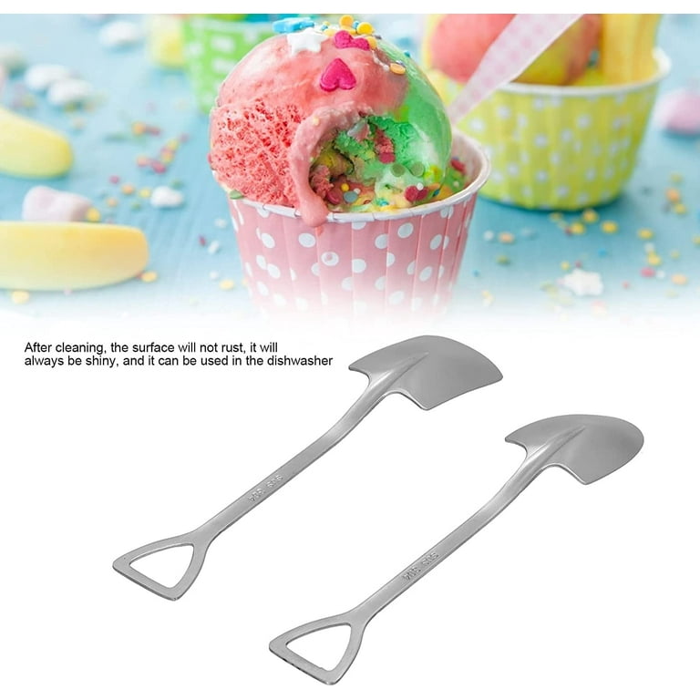 Stainless Steel Ice Cream Shovel Spoons Teaspoons