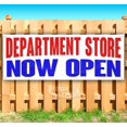 thumbnail image 1 of Department Store Now Open 13 oz Vinyl Banner With Metal Grommets, 1 of 4