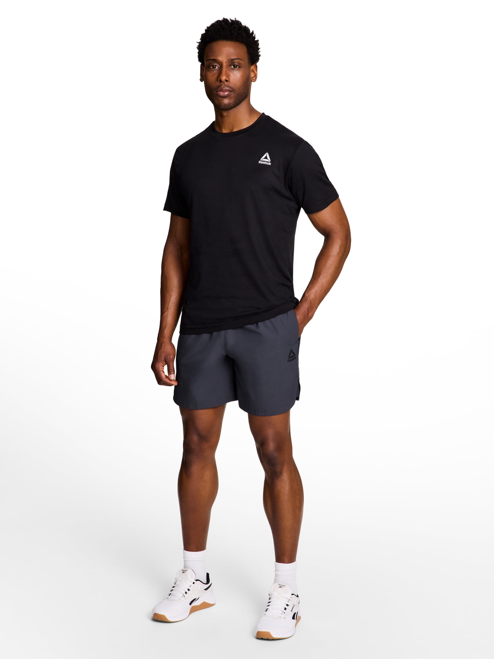 Reebok Men's and Big Men's Woven Shorts, 5" & 7" Inseams, Sizes XS-5XL