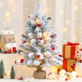 thumbnail image 1 of HLONK Small Pre-lit Artificial Christmas Tree  Fiber Optic Tabletop Xmas Tree, 1 of 5