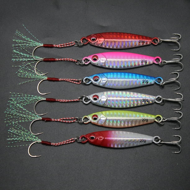 Lanzamiento desde la orilla, placa de caballo de larga distancia, corte de plomo, pez, placa de hierro multicolor, lentejuelas, 7G -30g, cebo falso, cebo duro, pesca en barco, pesca en el mar