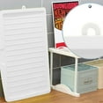 thumbnail image 4 of 18 x 13" Kitchen Drain Board, Large Plastic Draining Tray with Side Drop Slope Diversion, Side Dish Drying Tray, Dish Drainer Drip Rack Tray with Non-Slip Base, 4 of 6