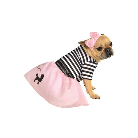 Pink Fifties Girl Pet Costume