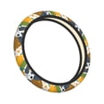 thumbnail image 3 of YFYANG Universal Elastic Abstract Vintage Watercolor Textures Car Steering Wheel Cover, Non-Slip Sweat Absorbent, 3 of 8