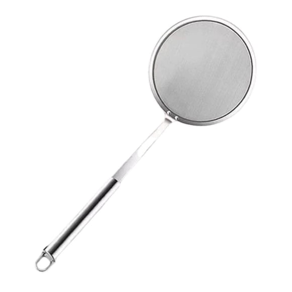 SharkTRUE Sudu Skimmer Lemak, Bahan Keluli Tahan Karat, Jaringan Halus, Penapis Skimmer, Untuk Menanggalkan Gris, Lemak dan Buih, Alat Dapur, 1pc Kitchenware Utensils Filter