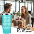 thumbnail image 3 of I Came I Saw Tumbler for Women - Funny Tumbler for Women - Fun Birthday Gifts for Women, Sister, Mom, Bestie, Female Coworkers, 20 Oz Stainless Steel Insulated Funny Water Tumbler, Mint, 3 of 6