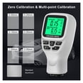 thumbnail image 3 of 0-2000UM Thickness Gauge High Precise LCD Digital Automobile Film Thickness Meter Car Paint Coating Thickness Tester Tools ,Automatic Calibration, 3 of 5