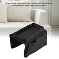 thumbnail image 1 of Sofa Storage Bag Sofa Armrest Organizer Polyester Ox Cloth 600D Sofa Armrest Hanging Tv Remote Control Organizer Couch Storage Bag With Cup Holder TrayBlack, 1 of 8