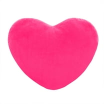 EGNMCR Heart Pillow 15” x 15” Plush Decorative Pillows, Cute Soft Cotton Plush, Valentine's Day