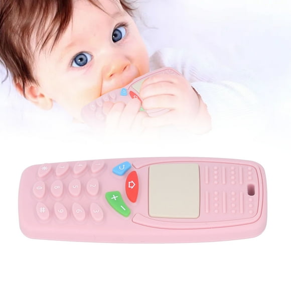 Baby Teething Toy, Baby Funny Mobile Phone Shaped Teething Toy, Phone Chew Toy, Cute Silicone Soft Chew Teething Toy For Infant