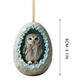 thumbnail image 2 of Fwttom Natural Animal Theme Christmas Ornaments - Cute Little Creature Hanging Christmas Tree Decorations, 2D Flat Small Accessories Xmas Holiday Decor, 2 of 8