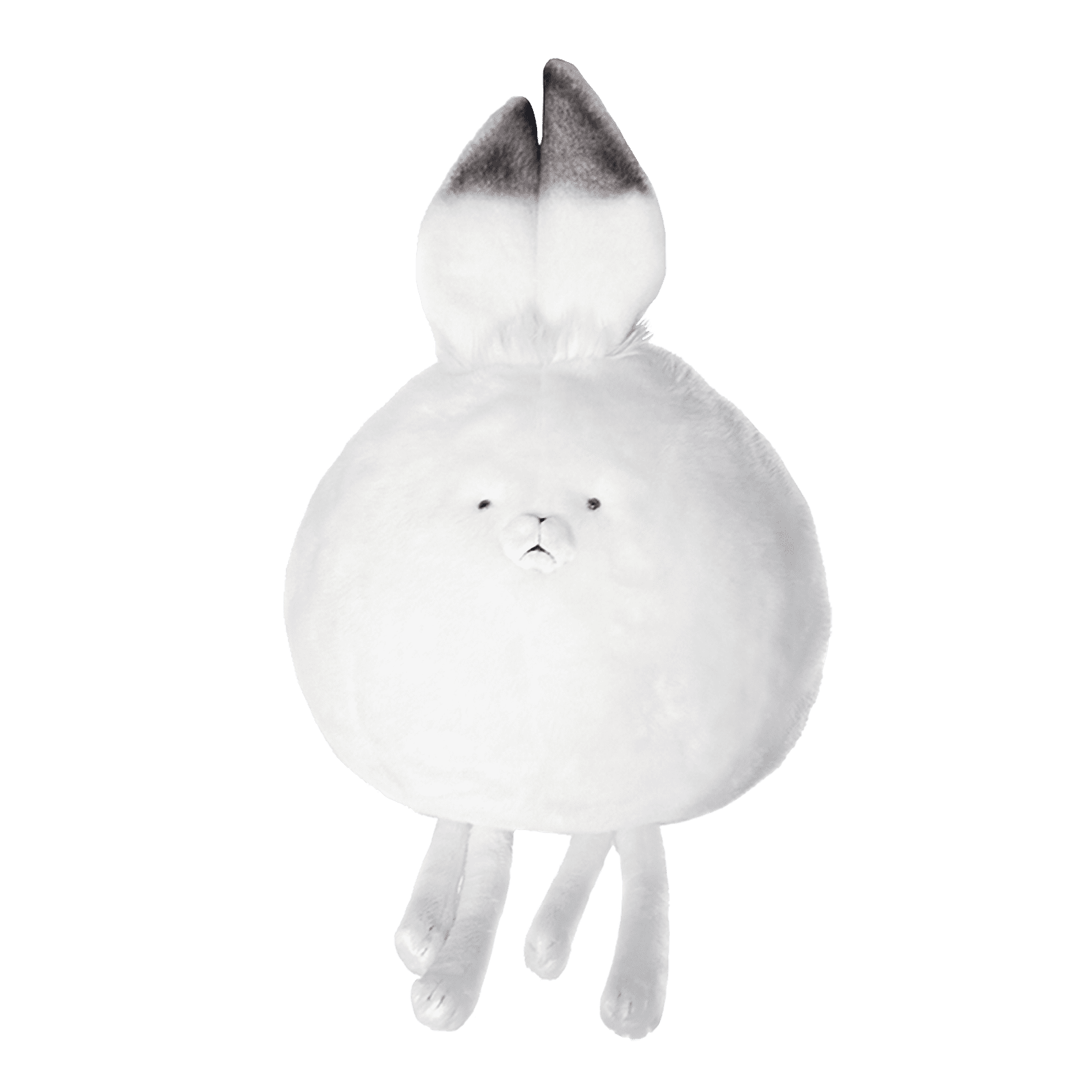 Chubby Arctic Hare Plush Toy, Fat Rabbit Stuffed Animals Toys Doll, Soft Plush Stuffed Animal Plushie, Original Design Toy