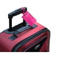 thumbnail image 4 of Jelly Luggage Tags 4 Neon Pink | High Visibility Travel Tags Easy to Spot Bags | Made in USA, 4 of 8