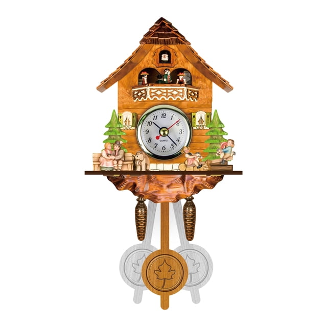 letairis Precise And Accurate Traditional Black Forest Chalet Clock For Classic Touch Decorative And Delicate CM002