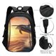 thumbnail image 3 of Fotbe Sunset Dancing Dolphin A Mochila con Estampado y Puerto USB para Hombre y Mujer, Mochila Antirrobo, Mochila de Viaje, Mochila Escolar, Mochila Universitaria, 3 of 7