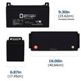 thumbnail image 2 of 12V, 145Ah, AGM, INT Terminal, Replacement Battery Compatible with Wind Solar Storage Rechargeable Battery, 2 of 12