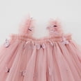 thumbnail image 4 of Hotiary Toddler Baby Girls Butterfly Tutu Dress Summer Sleeveless Princess Birthday Party Dresses Kids Knit Straps Ruffle Tulle Sundress for 1-9Y Pink, 4 of 8