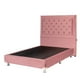 thumbnail image 3 of Box Base Cama Queen Size + Cabecera Mary Palo de Rosa, 3 of 7
