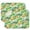 Floral, variant on 2 Pack Papaya Print Kitchen Drying Mats Super Absorbent Microfiber Dish Drying Mat with Tropical Fruit Design, Heat Resistant & Foldable Countertop Protector for Sink (18"x16")