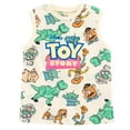 thumbnail image 5 of Disney Toy Story Woody Buzz Lightyear Jessie T-Shirt Tank Top and French Terry Shorts 3 Piece Outfit Set Toddler to Little Kid, 5 of 5