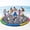 Cute, variant on 12 ft Giant Inflatable Splash Pad Extra Large 144" 2026 Update Non Slip Pad for Adults Large Dogs Pets Giant Thicken Sprinkler Pool Summer Outdoor Fun Backyard Fountain Play Mat (Bright Style)