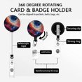 thumbnail image 3 of Porte-cartes Collier, Porte-Badge, Porte-Clés (Rouge), 3 of 5