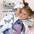 thumbnail image 2 of KAINSY Personalized Toddler Nap Mat for Daycare, Custom Name Butterfly Series Nap Mats for Preschool, Soft and Easy Rolling Mat for Ages 2-15 Years Girls, Daycare Sleeping Bag, 2 of 8